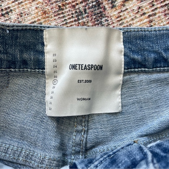 One by One Teaspoon Super High Waisted Freebirds ll, Stretch Fitted Leg - Picture 7 of 7